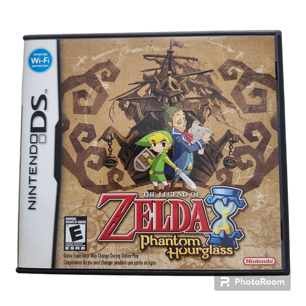 The Legend of Zelda: Phantom Hourglass (DS, 2007) w Case & Manual / Tested